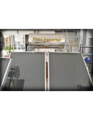 Ηλιακός θερμοσίφωνας ΤΙΤΑΝ HYPERION 200 lt Glass/Ιnox 3m2