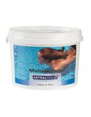 Astral Pool Πολυταμπλέτα Πισίνας 200 gr  Multi-Action 10 kg