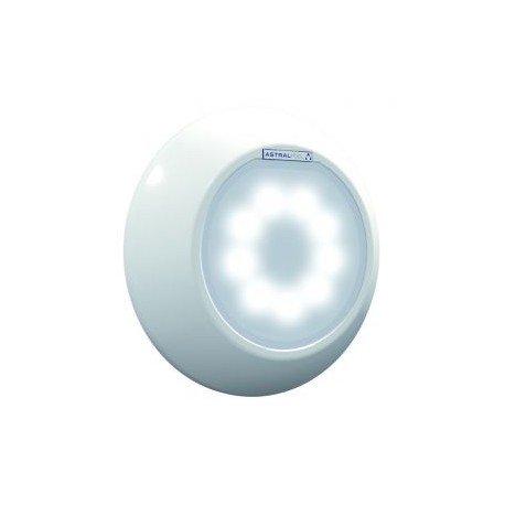 Λευκό Led φωτιστικό Flat της Astralpool, code: 70 528 Λευκό Led φωτιστικό Flat  Astralpool για πισίνες με Liner